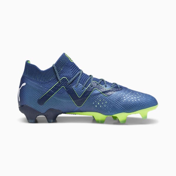 Souliers de soccer à crampons FUTURE ULTIMATE FG/AG, Persian Blue-PUMA White-Pro Green, extralarge